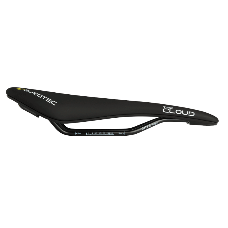 BURGTEC The Cloud MK2 Saddle CR­MO Rails Moulded Plastic Base