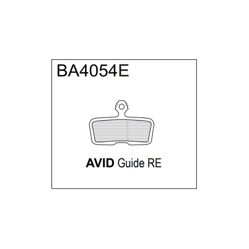 BRAKE AUTHORITY BA4054A - AVID Code R BRAKE PADS AGGRESSIVE