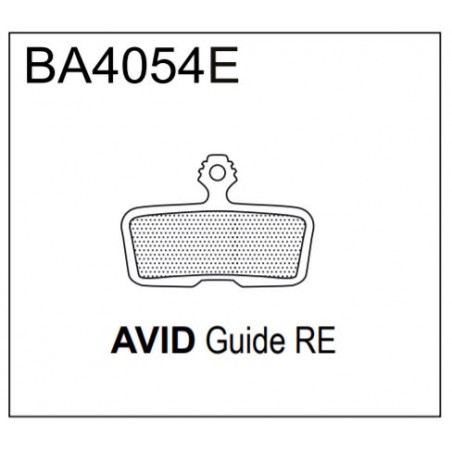 BRAKE AUTHORITY BA4054A - AVID Code R BRAKE PADS AGGRESSIVE