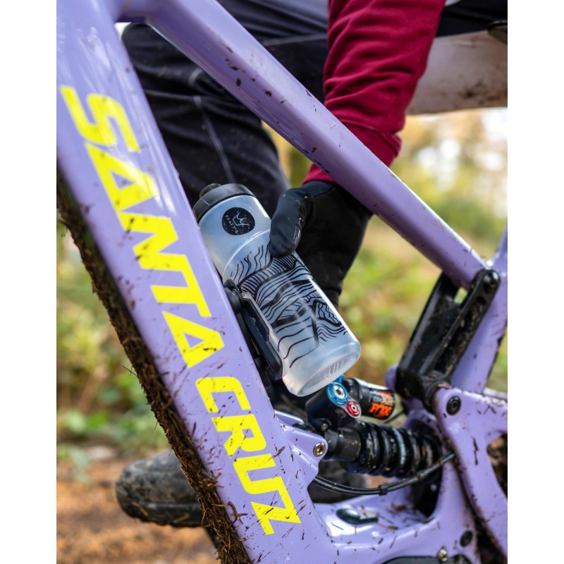 Peaty's x Fidlock Lockin Bottle Topo Clear 600ml