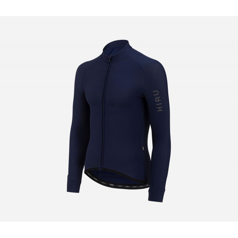 HIRU M CORE THERMAL LS JERSEY M D BLUE