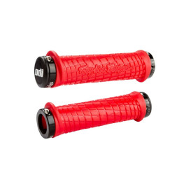 ODI Troy Lee Designs Lock GRIPS On Red