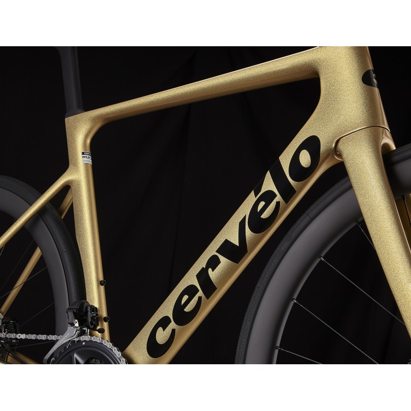 CERVELO SOLOIST FORCE eTAP AXS Gold Dust Size 54 Test Bike