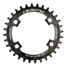 BURGTEC 96/64mm PCD Thick Thin Chainring ­ 34T ­ Burgtec Black