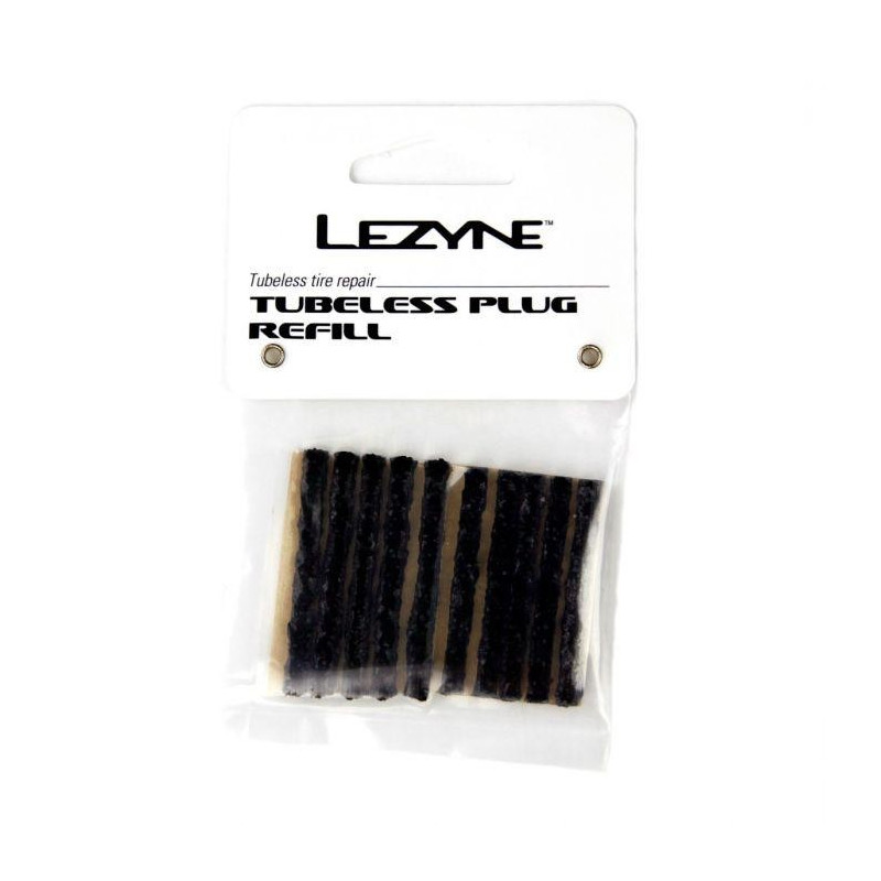 LEZYNE TUBELESS PLUG REFILL Pack Of 10 Black