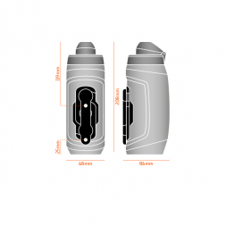 FIDLOCK Twist Bottle 590 + Bike Base Black