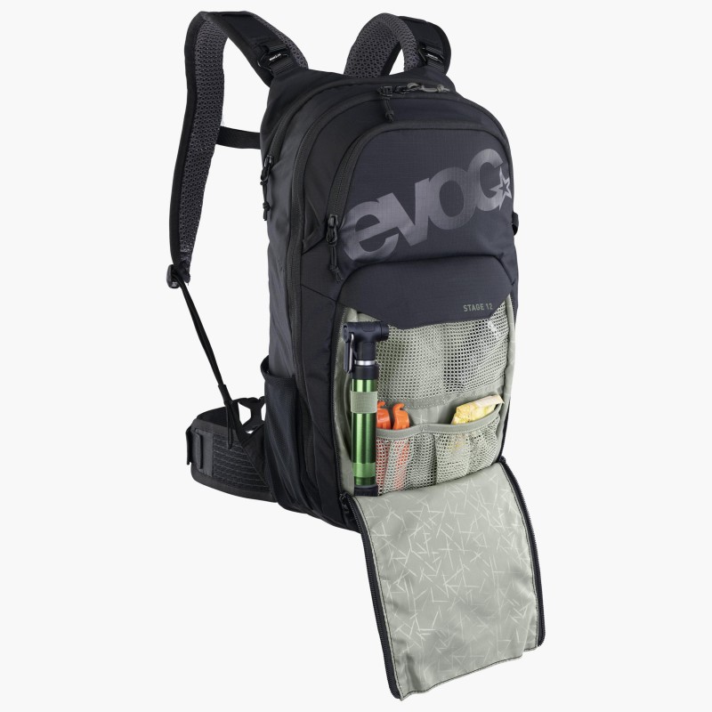 EVOC Stage 12L Black Backpack