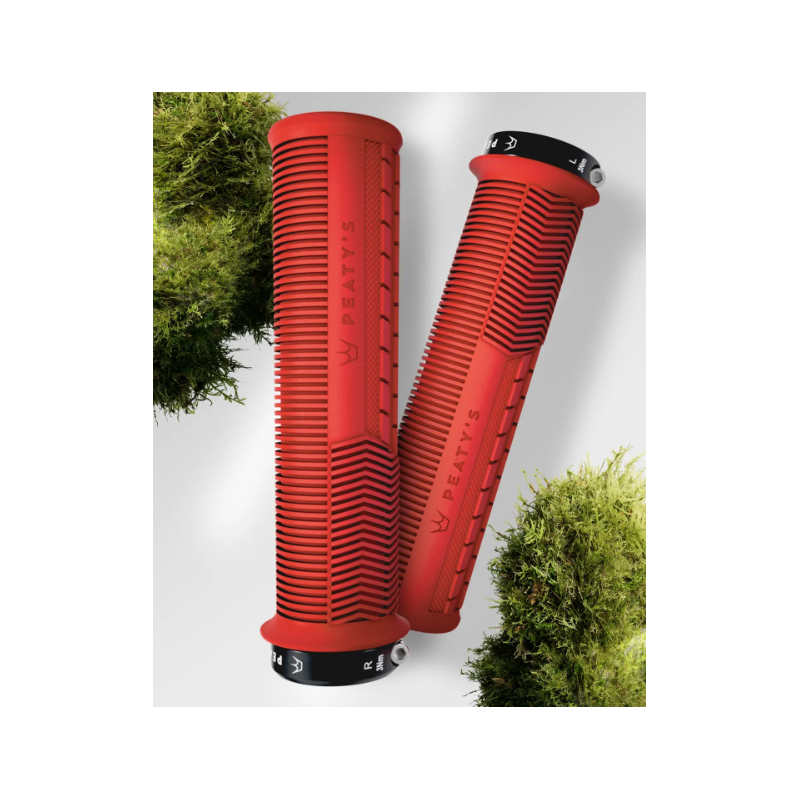 Peaty's Monarch Grip - Mushroom - Thin - Red