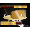 Pit Viper The Money Counter Limousine Sunglasses - Polarized Gold Lens