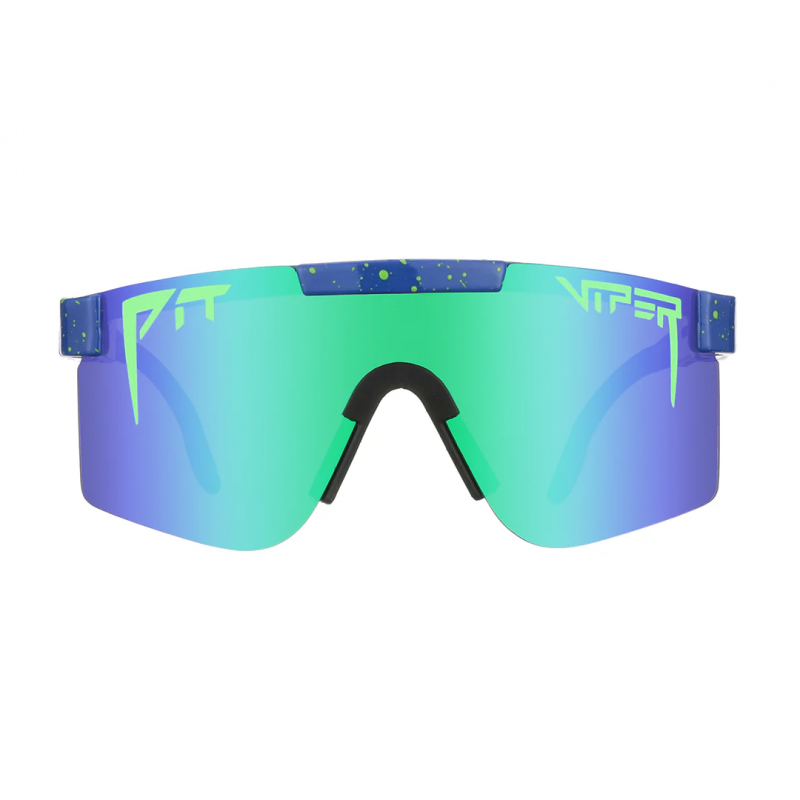 Pit Viper The Leonardo Original Narrow Sunglasses - Polarized Blue-Green Lens