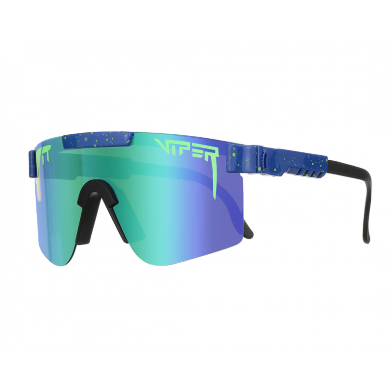 Pit Viper The Leonardo Original Narrow Sunglasses - Polarized Blue-Green Lens