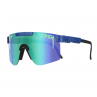 Pit Viper The Leonardo Original Narrow Sunglasses - Polarized Blue-Green Lens