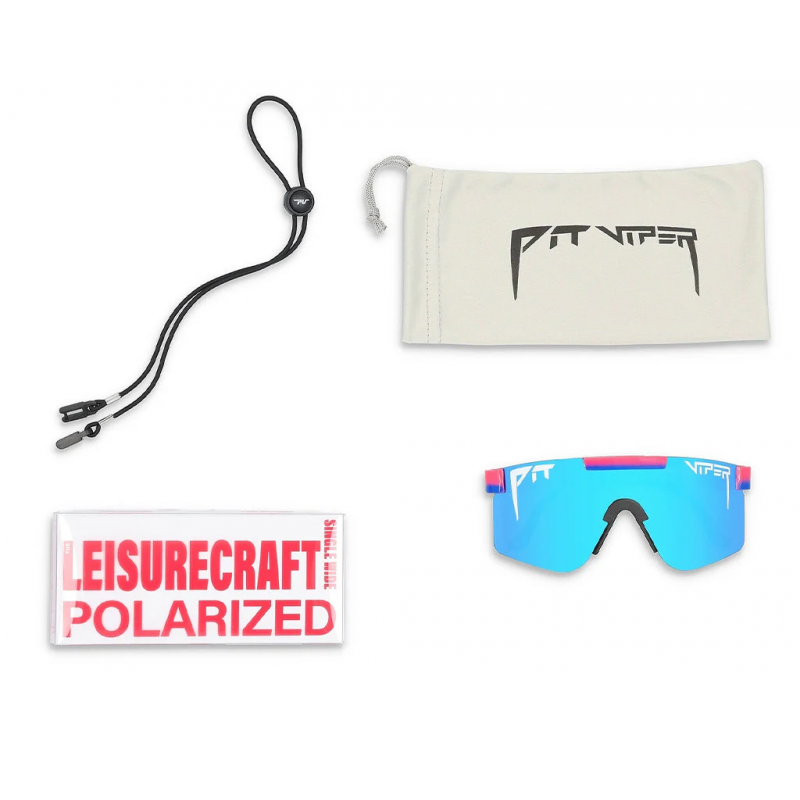 Pit Viper The Leisurecraft Original Narrow Sunglasses - Polarized Blue Lens