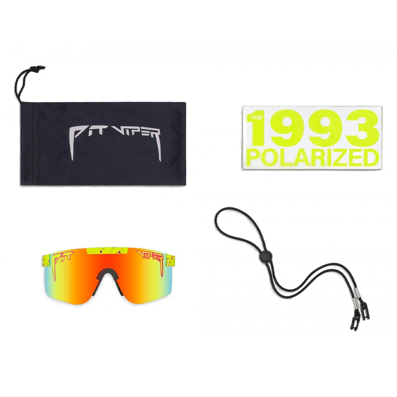 Pit Viper The 1993 Original Narrow Sunglasses - Polarized Rainbow Lens
