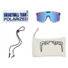 Pit Viper The Basketball Team Original Narrow Sunglasses - Polarized Blue Lens