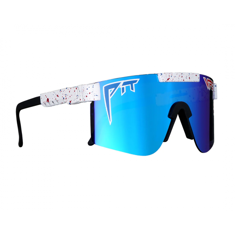 Pit Viper The Merika Original Narrow Sunglasses - Polarized Blue Lens