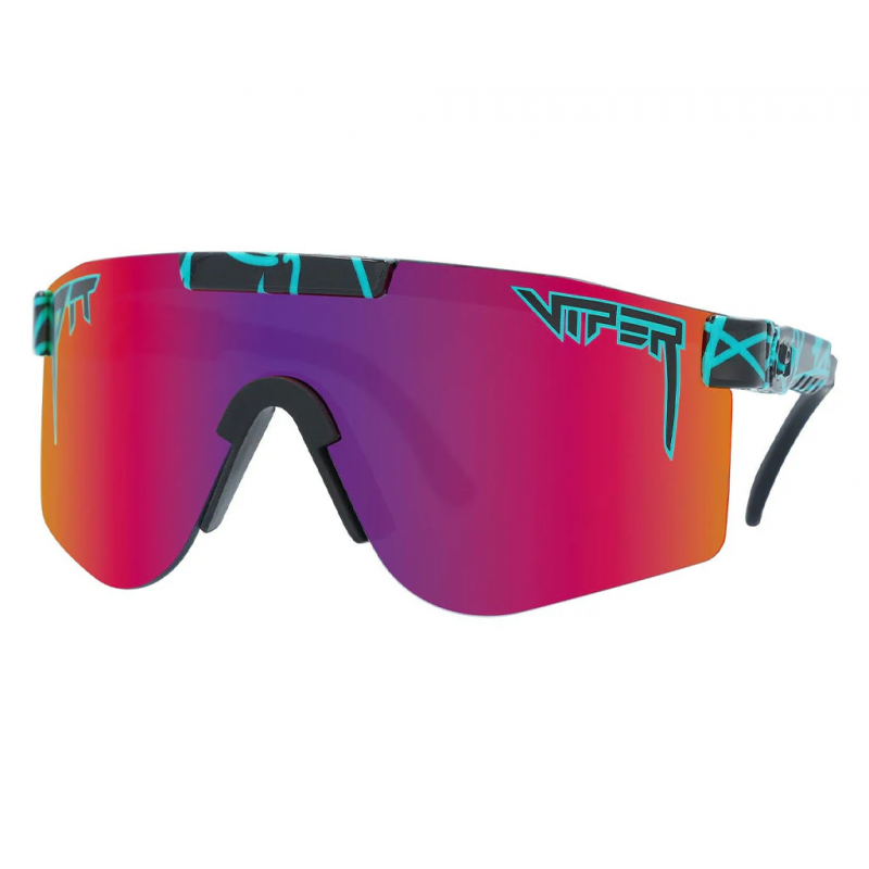 Pit Viper The Voltage Original Wide Sunglasses - Polarized Pink-Purple Lens