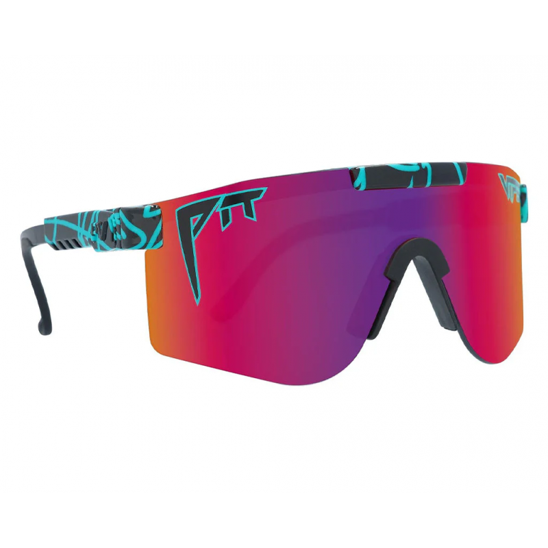Pit Viper The Voltage Original Wide Sunglasses - Polarized Pink-Purple Lens