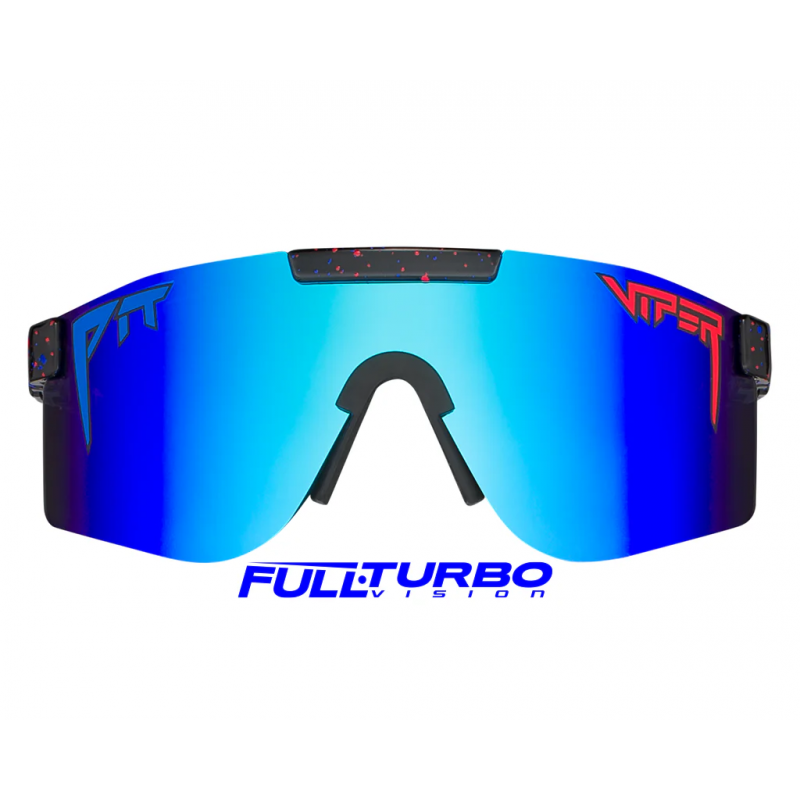 Pit Viper The Peacekeeper Original Wide Sunglasses - Polarized Blue Lens