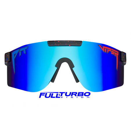 Pit Viper The Peacekeeper Original Wide Sunglasses - Polarized Blue Lens