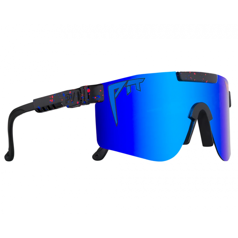 Pit Viper The Peacekeeper Original Wide Sunglasses - Polarized Blue Lens