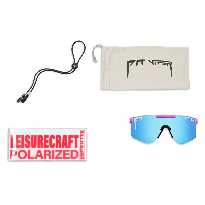 Pit Viper The Leisurecraft Original Wide Sunglasses - Polarized Blue Lens