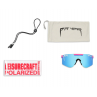 Pit Viper The Leisurecraft Original Wide Sunglasses - Polarized Blue Lens