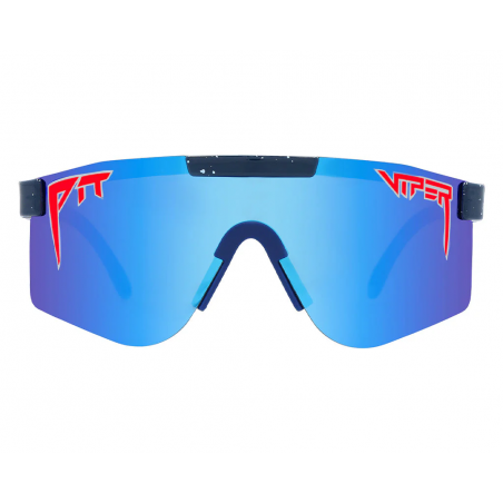 Pit Viper The Basketball Team Original Wide Sunglasses - Polarized Blue Lens