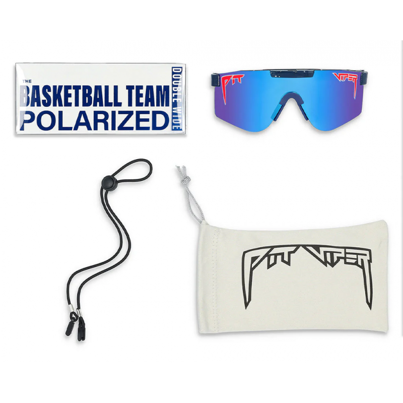 Pit Viper The Basketball Team Original Wide Sunglasses - Polarized Blue Lens