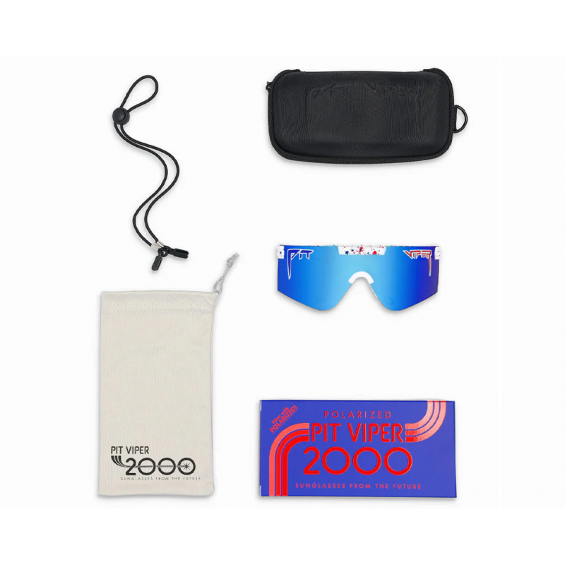 Pit Viper The Merika 2000 Sunglasses - Polarized Blue Lens