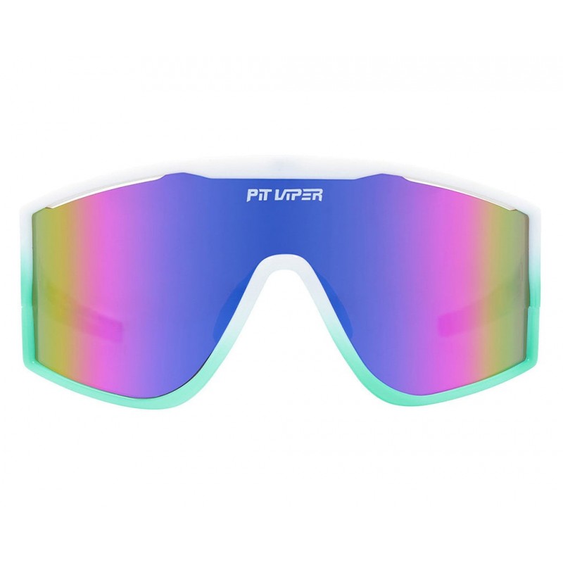 Pit Viper The Bonaire Breeze Try-Hard Sunglasses Blue-Purple Lens