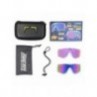 Pit Viper The Bonaire Breeze Try-Hard Sunglasses Blue-Purple Lens