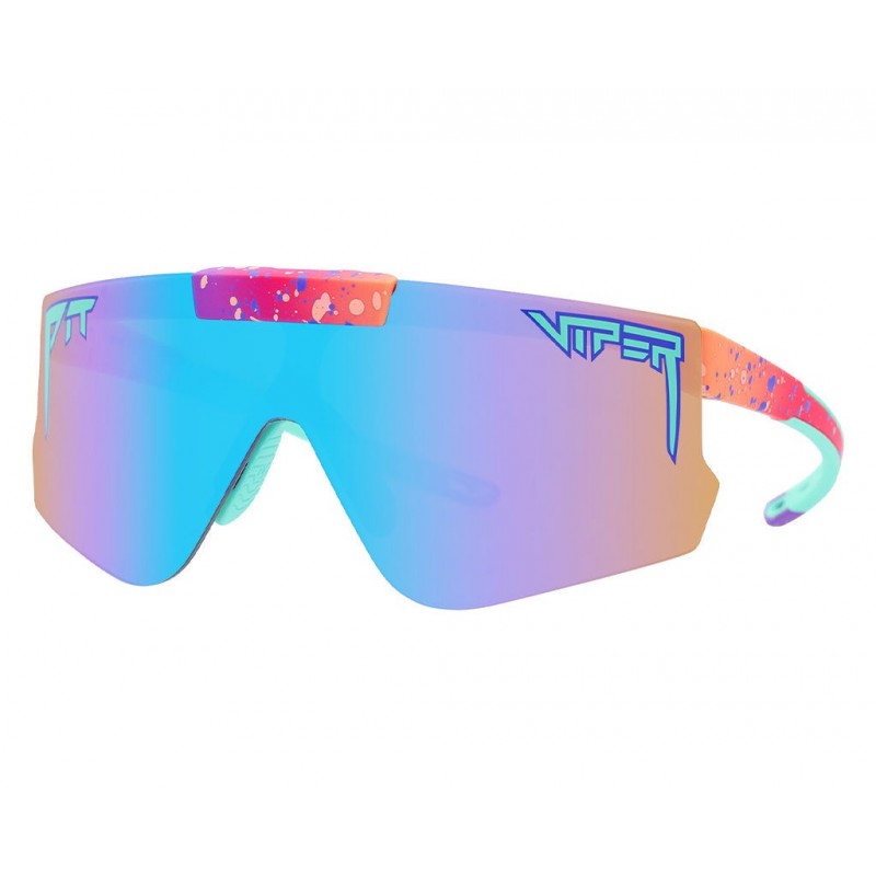 Pit Viper The Copacabana Flip-Offs Sunglasses Blue-Purple Lens