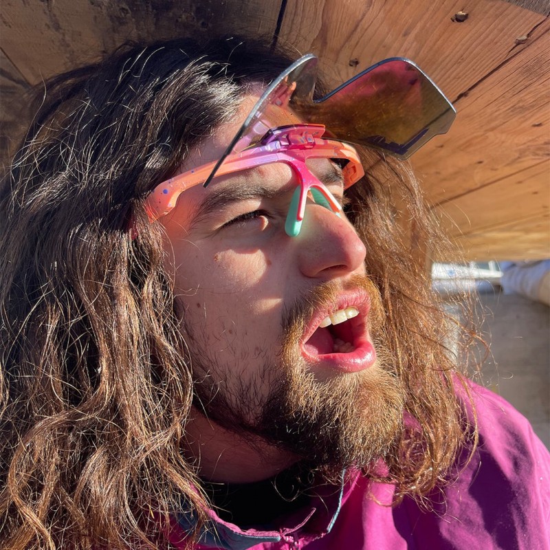 Pit Viper The Copacabana Flip-Offs Sunglasses Blue-Purple Lens