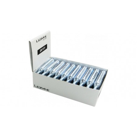 LEZYNE 20G CO2 CARTRIDGE Silver Box 30pcs