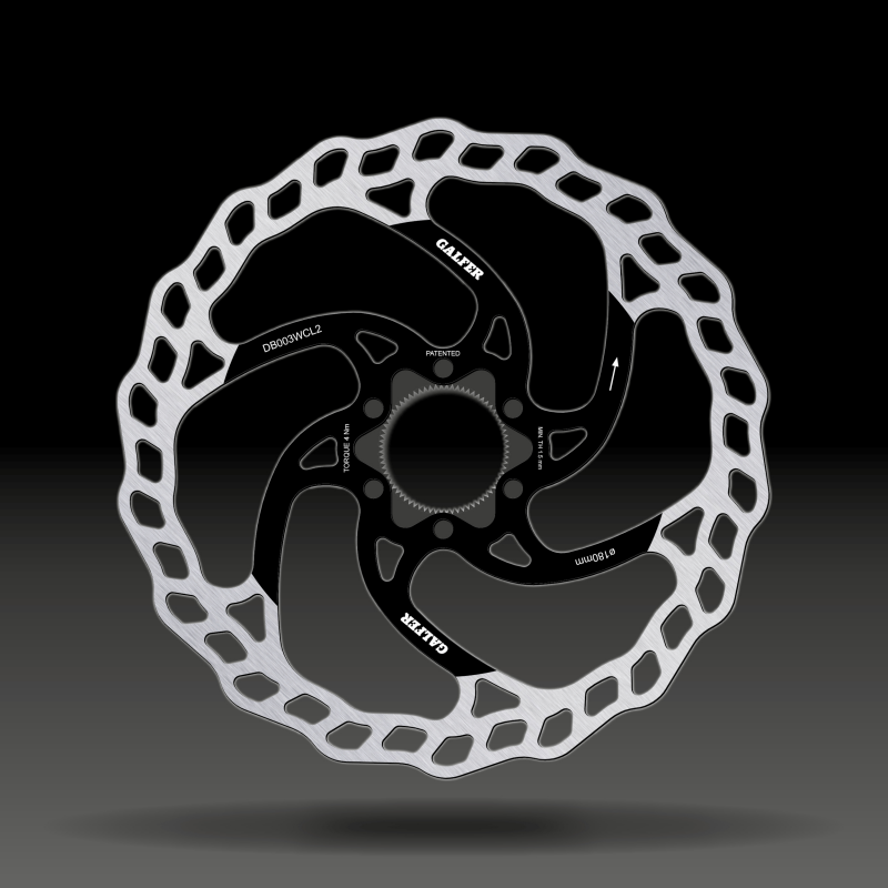 GALFER BIKE MTB DISC WAVE CENTER-LOCK SYSTEM Ø180X2.0MM Brake Disc