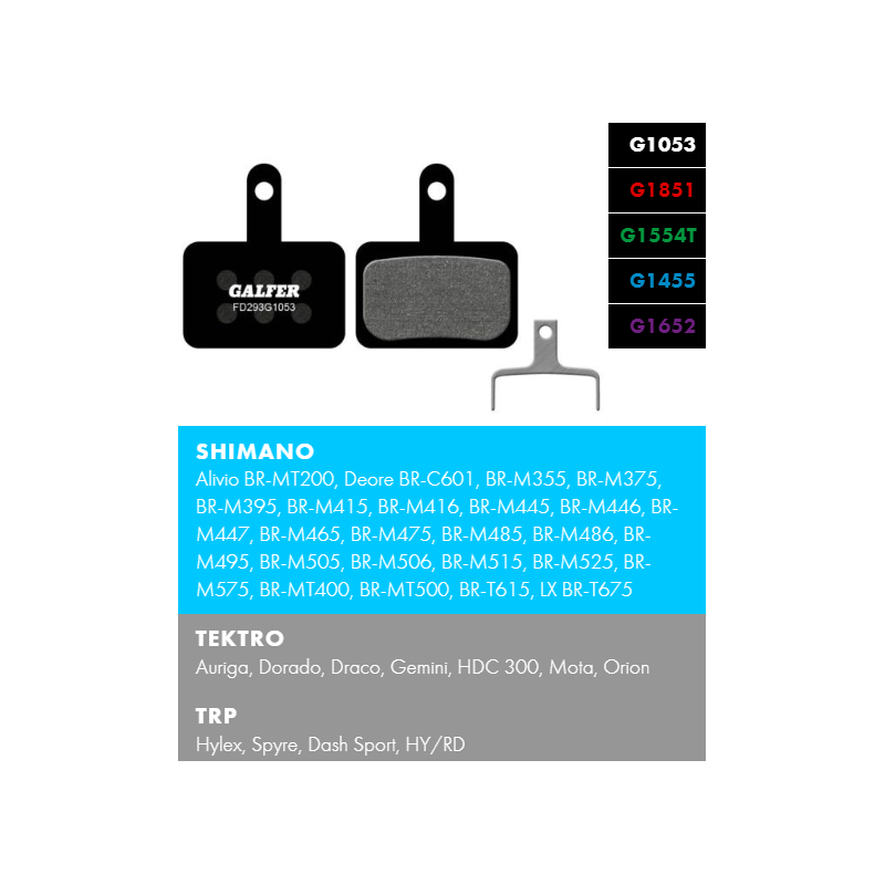 GALFER BIKE FD293G1053 PERFORMANCE Brake Pad