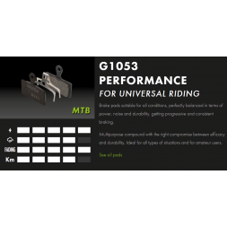 GALFER BIKE FD426G1053 PERFORMANCE Brake Pad