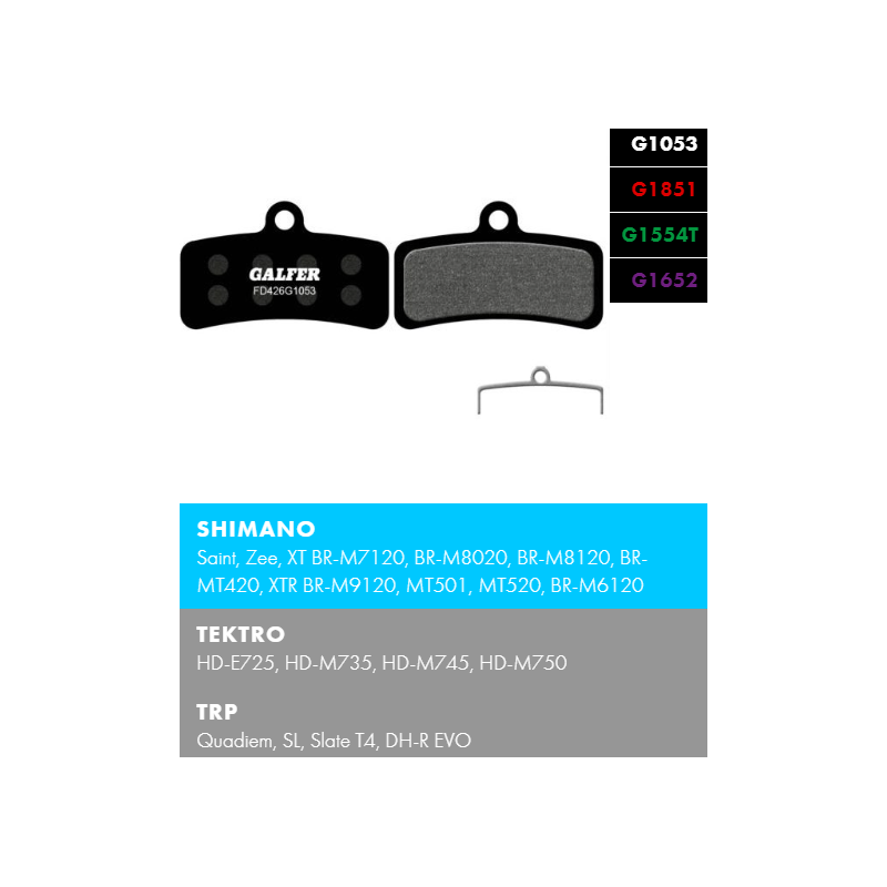 GALFER BIKE FD426G1053 PERFORMANCE Brake Pad