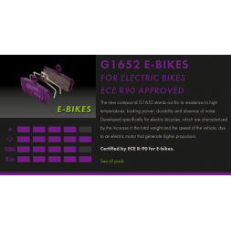 GALFER BIKE FD426G1652 E-BIKE Brake Pad