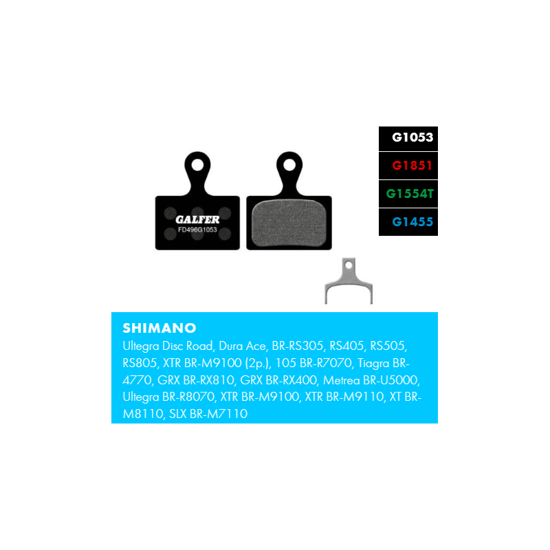 GALFER BIKE FD496G1455 ROAD Brake Pad
