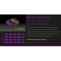 GALFER BIKE FD549G1652 E-BIKE Brake Pad