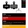 GALFER BIKE FD427G1455 ROAD Brake Pad