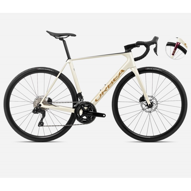 ORBEA ORCA M30i 53 Ivory White - Burgundy - Vulcano