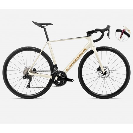 ORBEA ORCA M30i 53 Ivory White - Burgundy - Vulcano