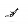 SANTA CRUZ V10 8 CC MX MD Frame Set Gloss Black Sparkle