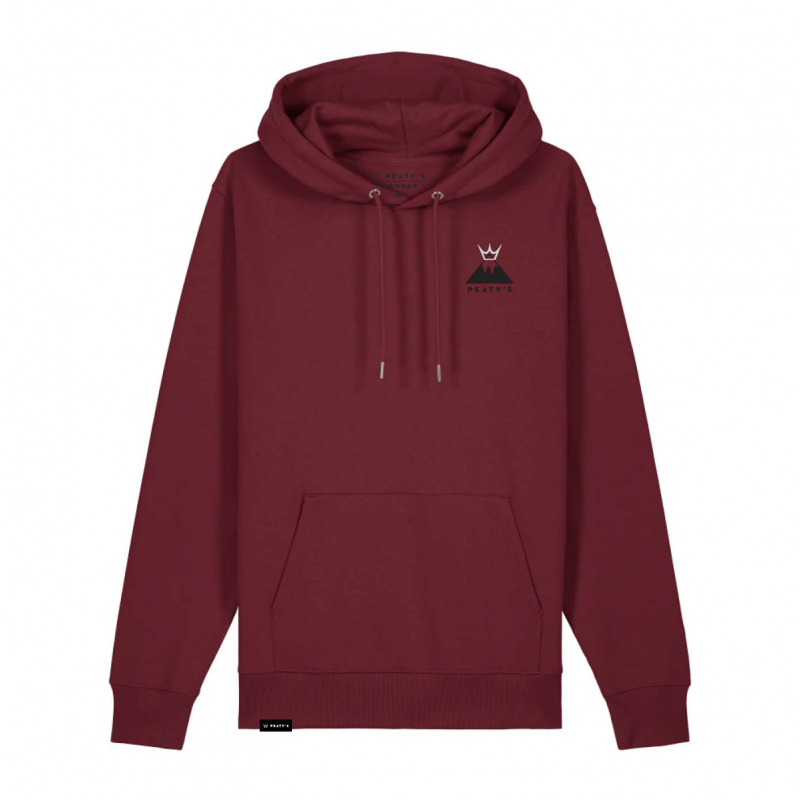 Peaty's AW25 PubWear Hoody - Summit / Burgundy - Small