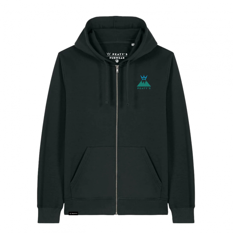 Peaty's AW25 PubWear Zip Hoody - Summit / Black - Large