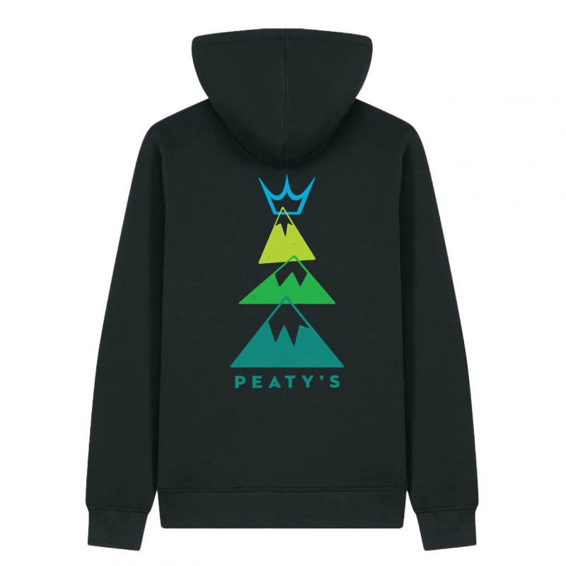 Peaty's AW25 PubWear Zip Hoody - Summit / Black - Small