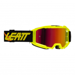 LEATT Goggle Vizion 3.5 Iriz Lime Red 45 VLT